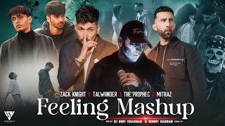 Zack Knight X Talwiinder X The PropheC X Mitraz  Feeling Punjabi Mashup 2024  Sunny Hassan Visual [upl. by Nylikcaj]