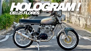 HONDA CB100 HOLOGRAM AGAK RACING  BADAS GARAGE [upl. by Arras91]