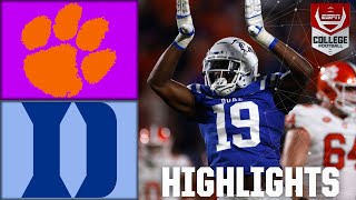 Clemson Tigers vs Duke Blue Devils  Full Game Highlights [upl. by Wiencke339]