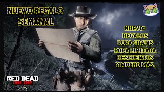 ¡¡NUEVO REGALO SEMANAL💥🤯ROL EN DESCUENTO ROPA LIMITADA REGALOS Y MAS EN RED DEAD ONLINE🤠🐎 [upl. by Yedrahs]