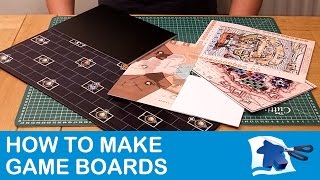 How to Make Game Boards  Dining Table Print and Play [upl. by Ive]