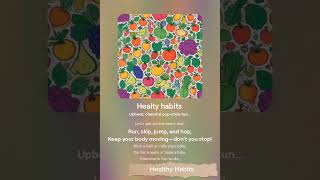 childrens educational song  Healthy Habits Groove [upl. by Sheeb]