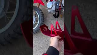 New skid plate for the crf50f [upl. by Nivert]