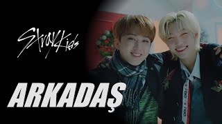 Stray Kids  Arkadaş Klip  AI Cover [upl. by Arriaet]