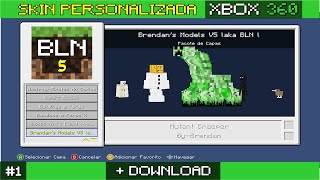 SKIN PERSONALIZADA Minecraft Xbox 360 Edition RGHJTAG [upl. by Derzon]