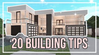 20 Building Tips To Build Better Houses in Bloxburg Roblox [upl. by Spearing602]