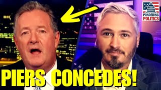 Progressive HUMILIATES Piers Morgan He CONCEDES Heated Trump Debate [upl. by Anaihr]