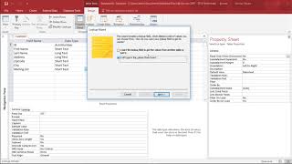 MS Access 2016  Create Simple Database [upl. by Salina]