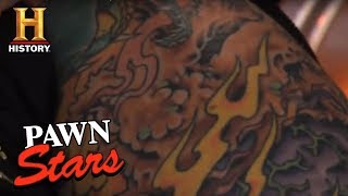 Pawn Stars Chumlees Ink  History [upl. by Homovec]