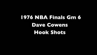 1976 NBA Finals Game 6  Dave Cowens Power Hook Shotslg [upl. by Gilboa248]