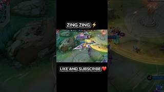 ZING ZING ⚡ mlbb mobilelegends shorts [upl. by Kennet126]