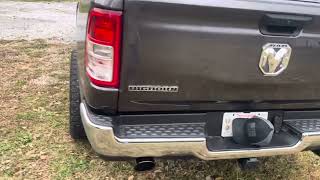 Ram 1500 57 Hemi best exhaust best sound Borla Atak [upl. by Adams]