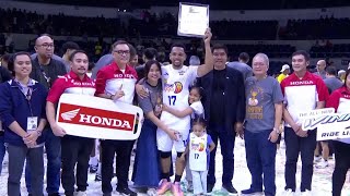 Jayson Castro Finals MVP awarding and speech  PBA Season 49 Governors Cup Finals [upl. by Roselle]