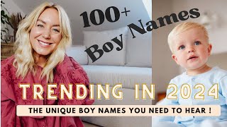 Over 100 Unique and Modern Baby Boy Names to Inspire You  rapid quick fire SJ STRUM [upl. by Latterll]