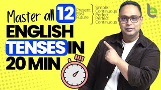 Master 12 English Tenses In 20 Minutes  English Grammar Lesson  Functional Use Of Tenses  Aakash [upl. by Airdnekal]