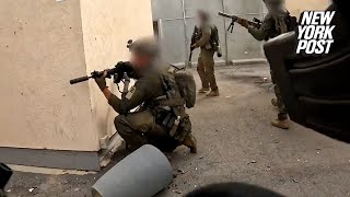 Dramatic video captures Israeli naval commandos retaking Gaza border post [upl. by Stevena]