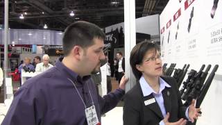 2014 SHOT Show  Tour of NEW Schmidt Bender scopes [upl. by Inoliel]