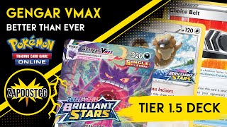 Gengar VMAX Deck OHKOs Anything Easily in The Brilliant Stars Meta Pokemon TCG [upl. by Sorodoeht]