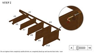 826314  COSGROVE BOOKCASE COLLECTION ASSEMBLY VIDEO [upl. by Clippard]