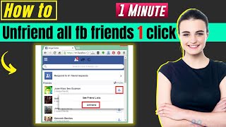 How to delete friends on facebook quickly 2024  unfriend all fb friends in one click [upl. by Nylirac]