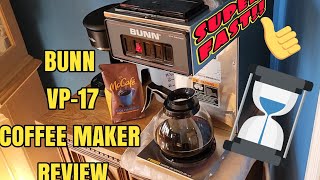 BUNN VP17 Coffee Maker Review WATCH BEFORE YOU BUY [upl. by Meador]