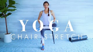 Chair Yoga Stretch for Beginners Seniors amp Everyone  30 minutes [upl. by Clarkin952]