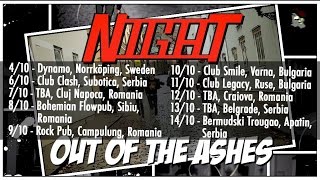 NIGHT  OUT OF THE ASHES Official video [upl. by Ellehsal]