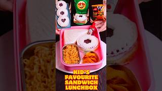 Choti k liye bnai Korean noodles 🍜 or jim jam sandwich lunchbox [upl. by Milah]