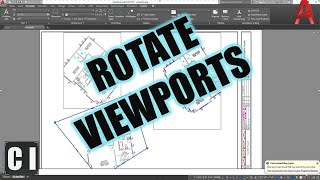 AutoCAD How To Rotate Viewports  3 Easy Methods  2 Minute Tuesday [upl. by Roer]