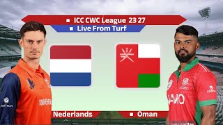 Oman vs Netherlands  Match 1  Netherlands tour of Oman [upl. by Windzer]