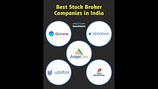 Best Stock Broker Companies in India  best discount broker in India stockmarket [upl. by Erick]