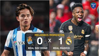 MILITÃO TITULAR  REAL SOCIEDAD X REAL MADRID MELHORES MOMENTOS [upl. by Aianat]