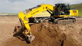 Sumitomo SH 370lc excavatör ile yeni yağcımız sizce işi öğrenmiş mi ustalarım [upl. by Osgood983]