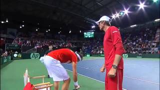 Official Davis Cup Highlights Canada 31 Italy [upl. by Lonny524]