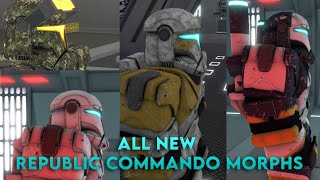 All NEW Republic Commando Morphs Showcase  Roblox GAR [upl. by Dleifyar]