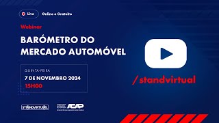 Barómetro do Mercado Automóvel  relativo a Outubro de 2024 [upl. by Blossom]