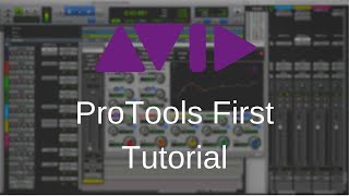 AVID ProTools First Recording Tutorial deutsch  Aufnehmen [upl. by Rakel151]