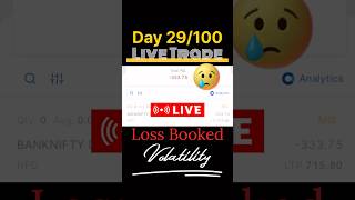 Day 29100 You Can’t Avoid The Losses In The Stock Market✅ stockmarket trading live livetrading [upl. by Fulmis31]