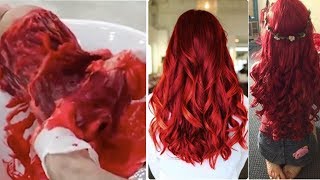 Tinta vermelha no Shampoo  Como deixar cabelo vermelho intenso  Gilmara Carvalho [upl. by Oinota]