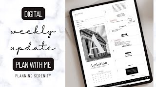 PLANNING IN REAL TIME  JULY WEEKLY SPREAD UPDATE  LUXNOTE DIGITAL PLANNER VOL 1 [upl. by Enrica172]