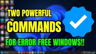 ErrorFree Windows 🎉 2 Powerful Commands to Repair and Optimize [upl. by Paschasia]