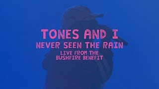 TONES AND I  NEVER SEEN THE RAIN LIVE FROM THE BUSHFIRE BENEFIT [upl. by Ebsen]