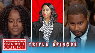 Theyre In A Relationship But She Says Hes Not The Father Triple Episode  Paternity Court [upl. by Aikyn]