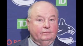 Canucks Bruce Boudreau Doesnt Blame D on Loss To Penguins [upl. by Moll]