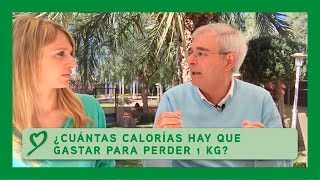 ¿Cuántas CALORÍAS hay que gastar para perder 1 kg [upl. by Macnamara]