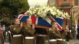 Fallen troops welcomed back to UK [upl. by Nilyak]