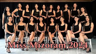 Miss Mizoram 2024 Official Photoshoot [upl. by Annair715]