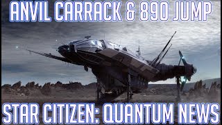 Star Citizen Neues zur Anvil Carrack amp 890 Jump  mehr von ArcCorp  Quantum News DEUTSCH [upl. by Aronle]