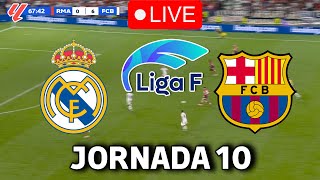 🔴EN VIVO  🔥REAL MADRID FC BARCELONA EN VIVO LIGA FEMENINA 2425 JORNADA 10 BARÇA HOY [upl. by Keeton]