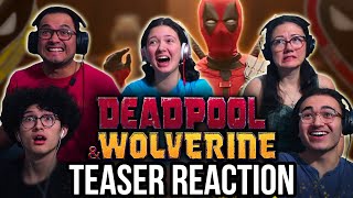 DEADPOOL amp WOLVERINE TEASER TRAILER REACTION  “Marvel Jesus Really” [upl. by Nodnnarb]